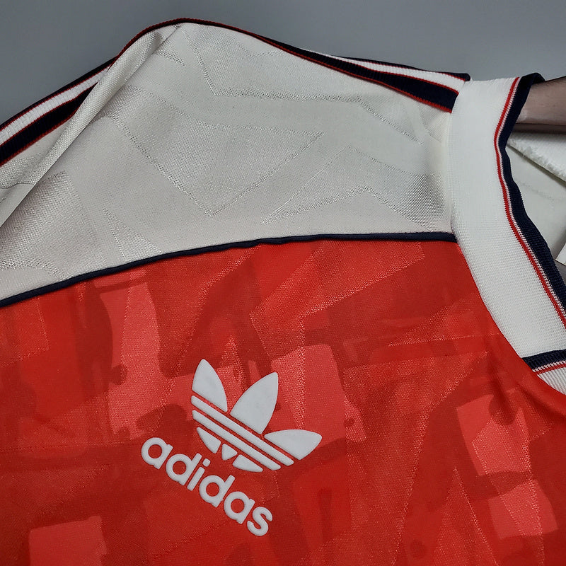 Camisa Arsenal Retrô 1990/1992 Vermelha