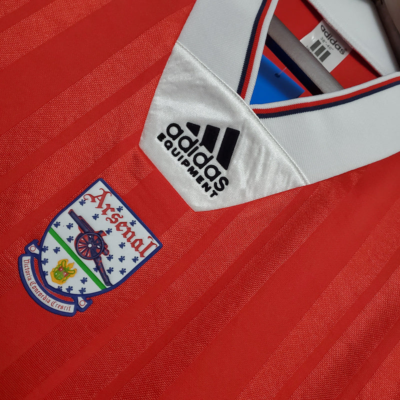 Camisa Arsenal Retrô 1992/1993 Vermelha