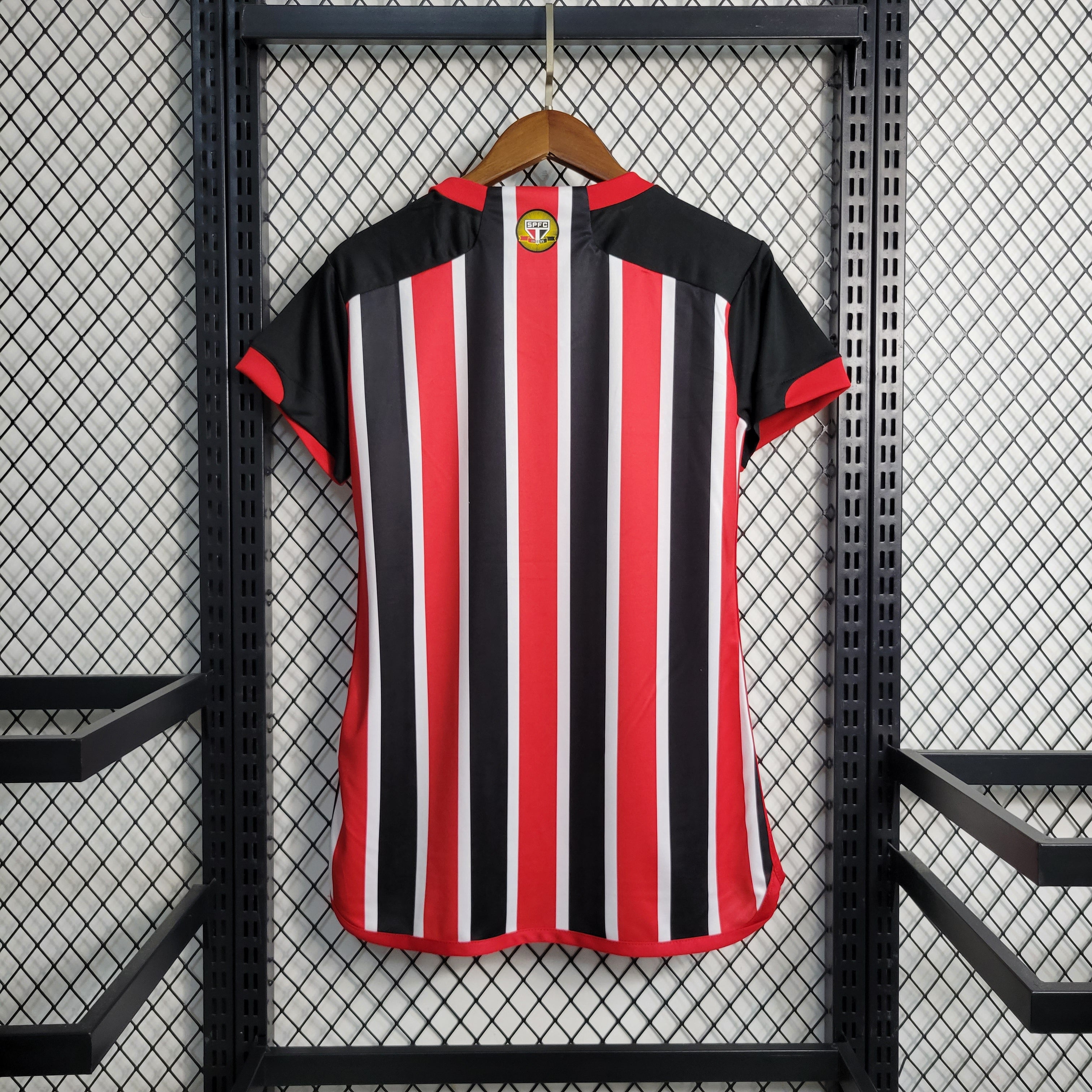 Camisa Feminina São Paulo II 23/24 Preto e Vermelho