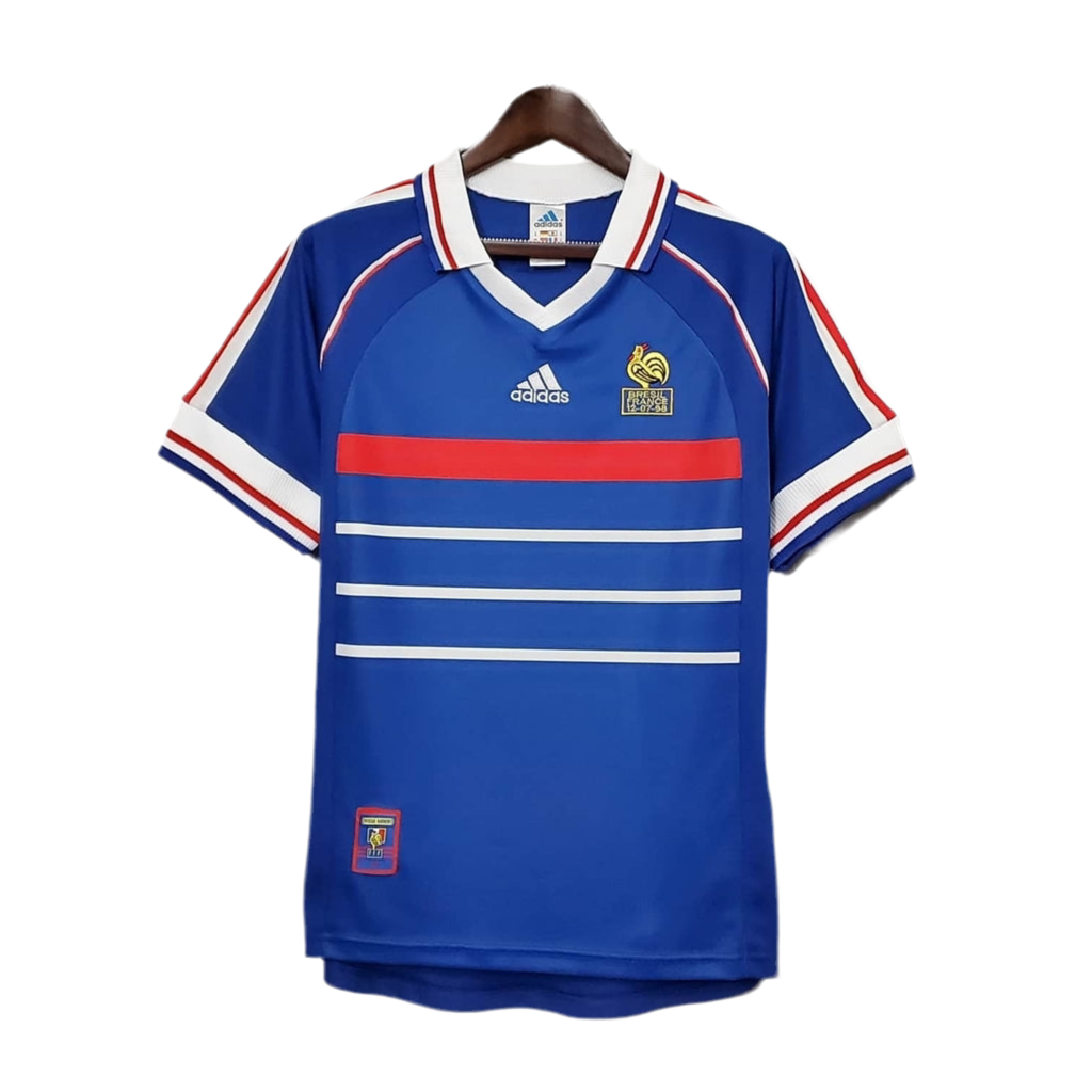Camisa França Retrô 1998 Azul