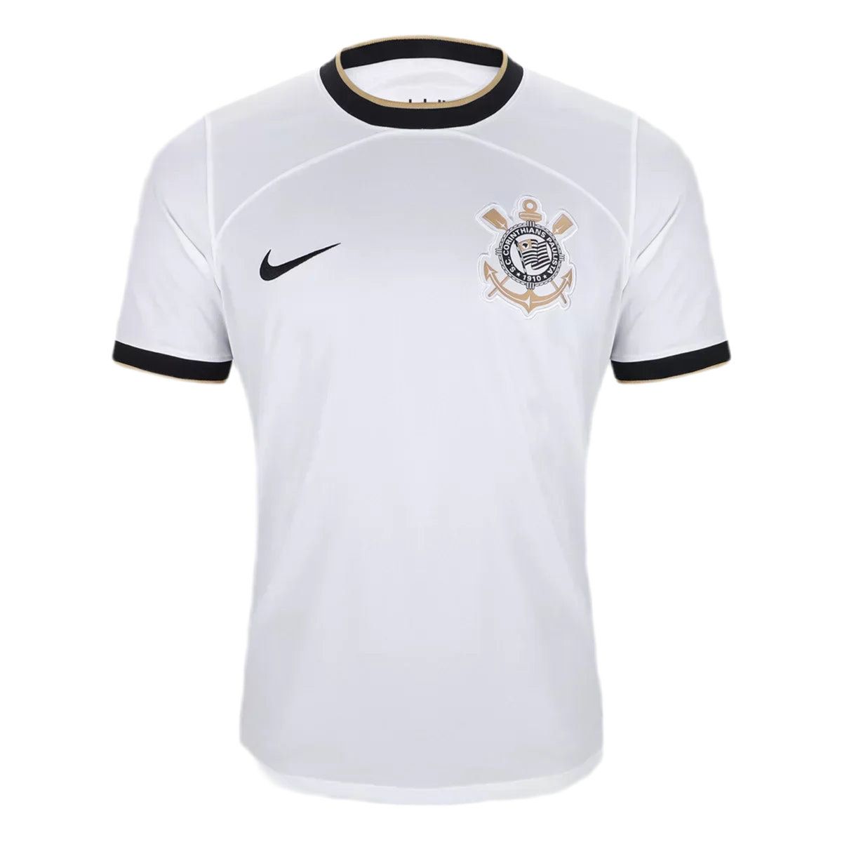 Camisa Corinthians I 22/23 Masculina - Branco+Preto