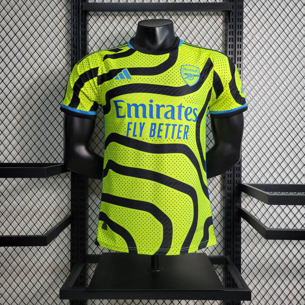 Camisa Arsenal III 23/24 Amarela com Azul - Masculino Jogador