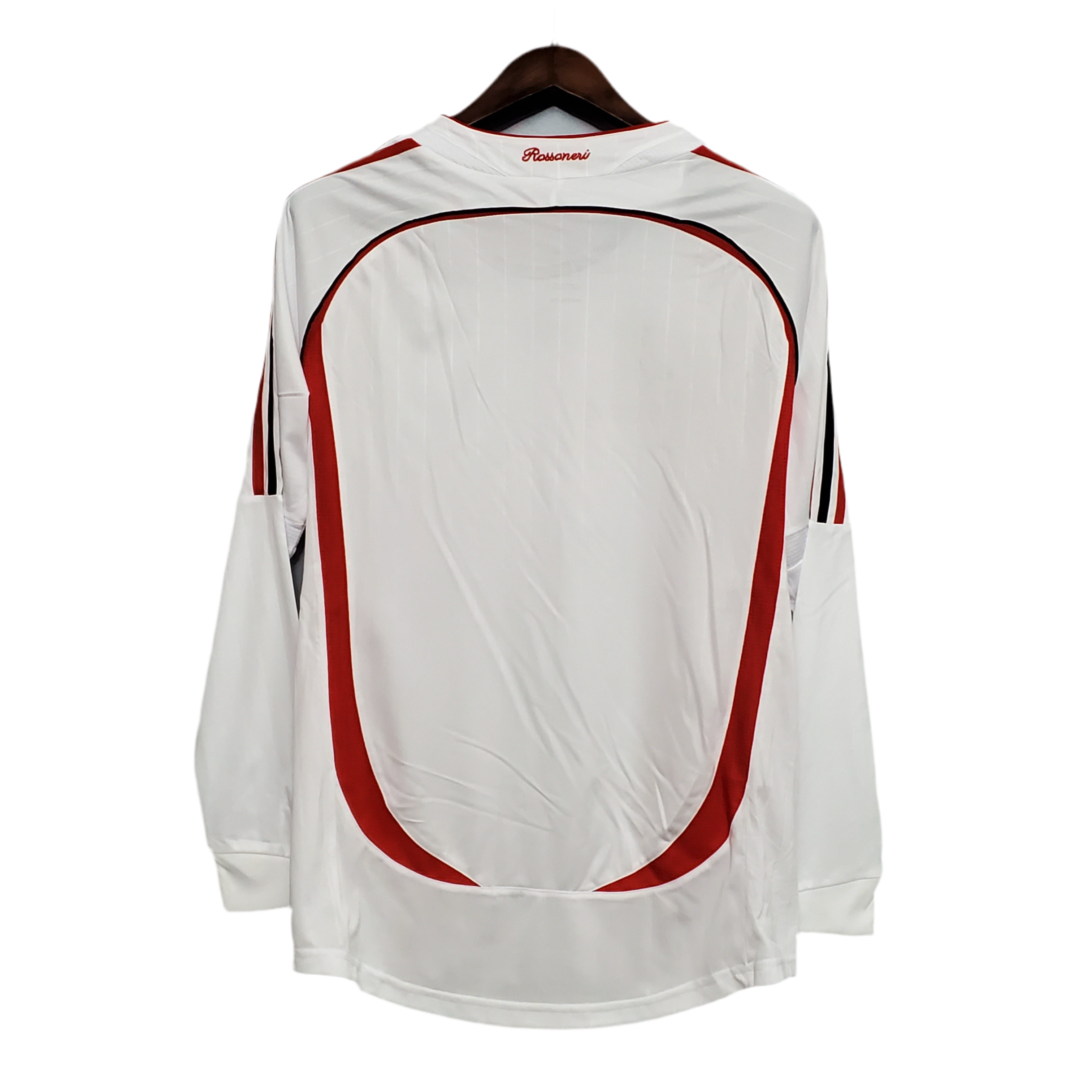 Camisa Manga Longa Milan Champions League 06/07 Branco