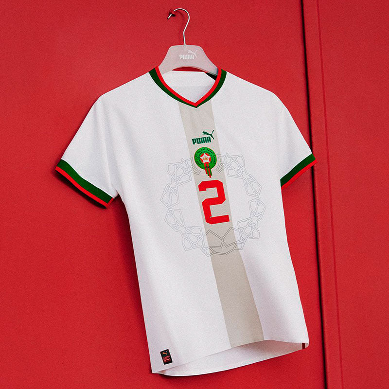 Camisa Seleção Marrocos II 2022 Branco