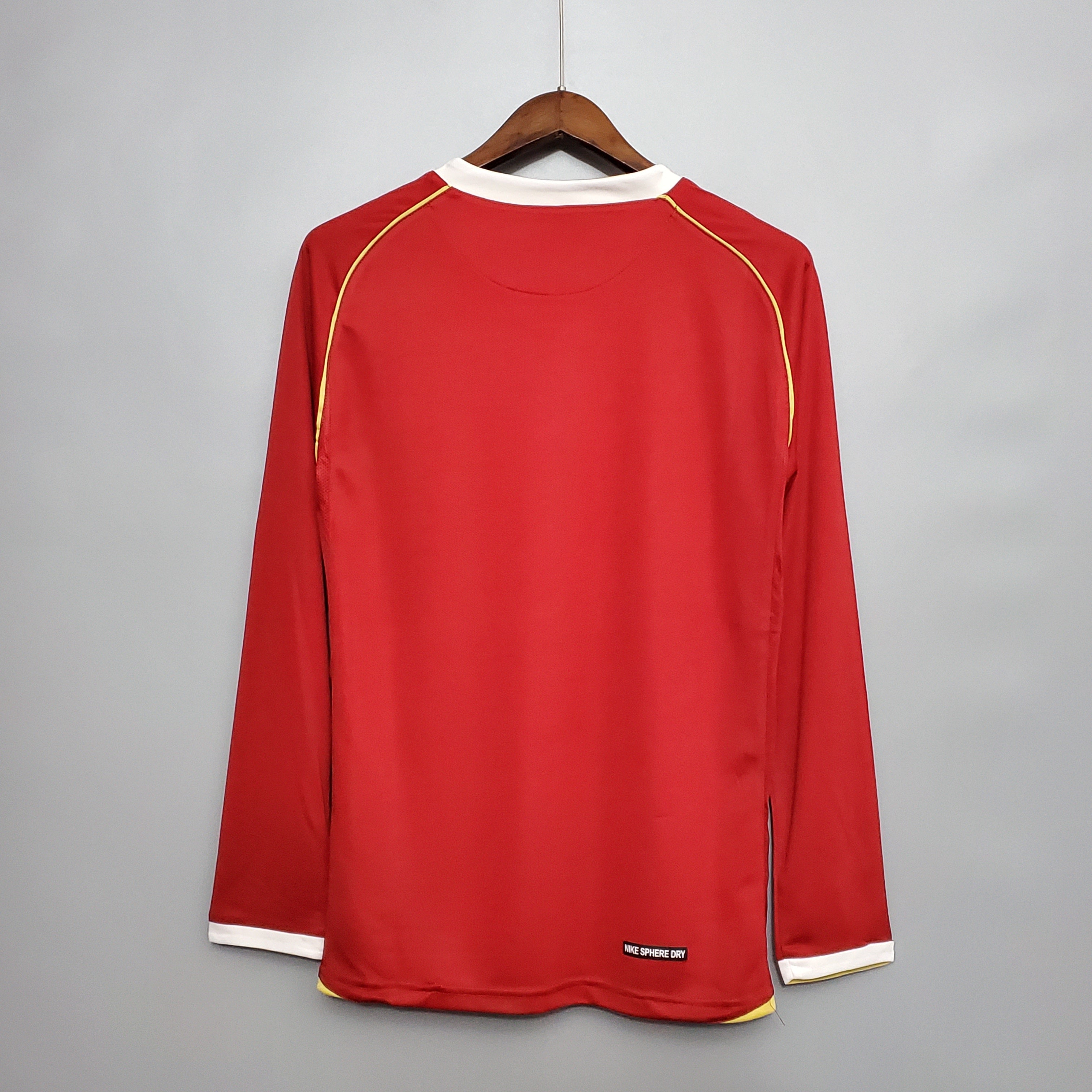 Camisa Manga Longa Manchester United 06/07 Vermelho