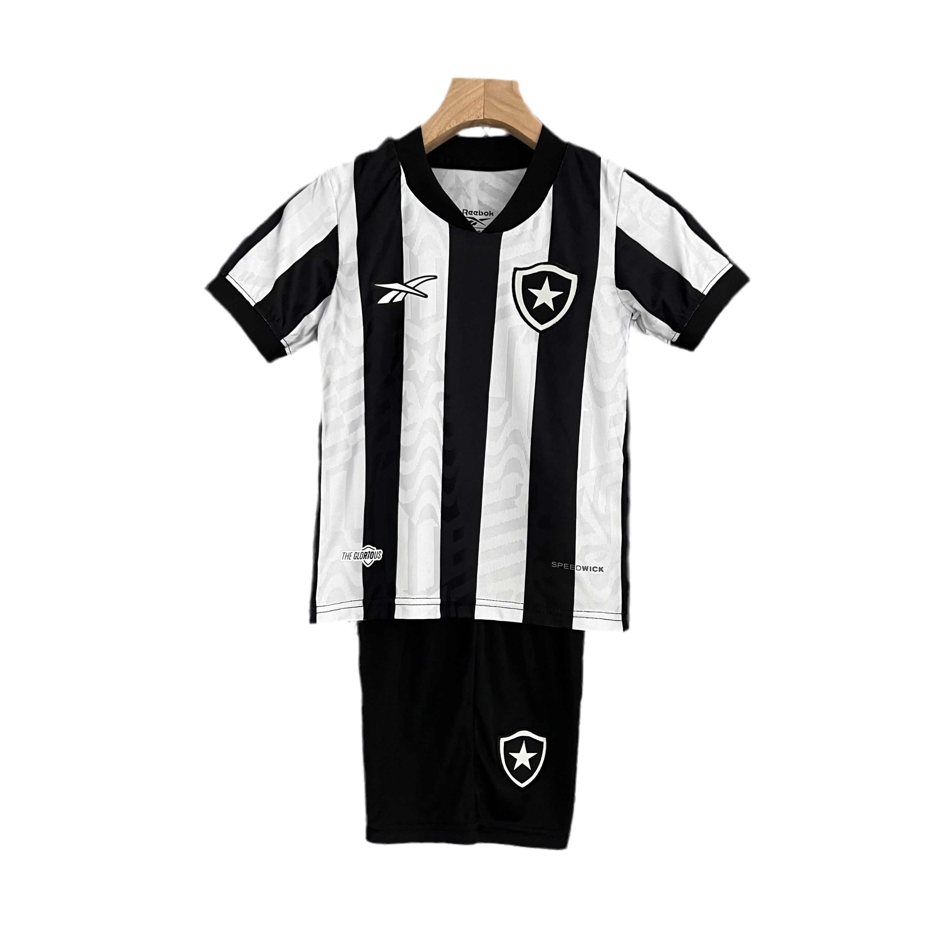 Kit infantil Botafogo I 24/25  - Branco e Preto