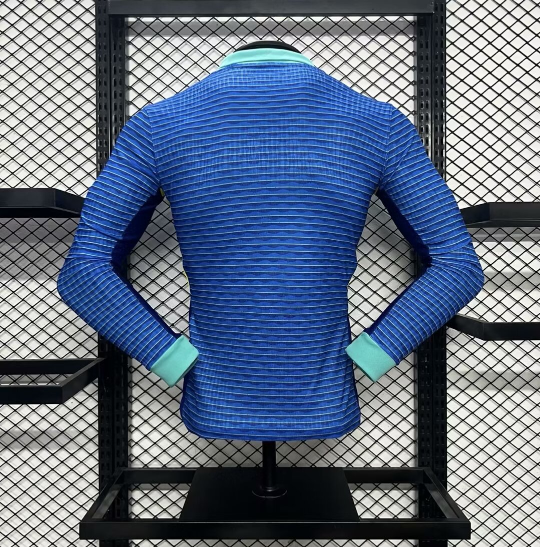 Camisa Manga Longa Seleção Brasil II 2024/25 - Azul