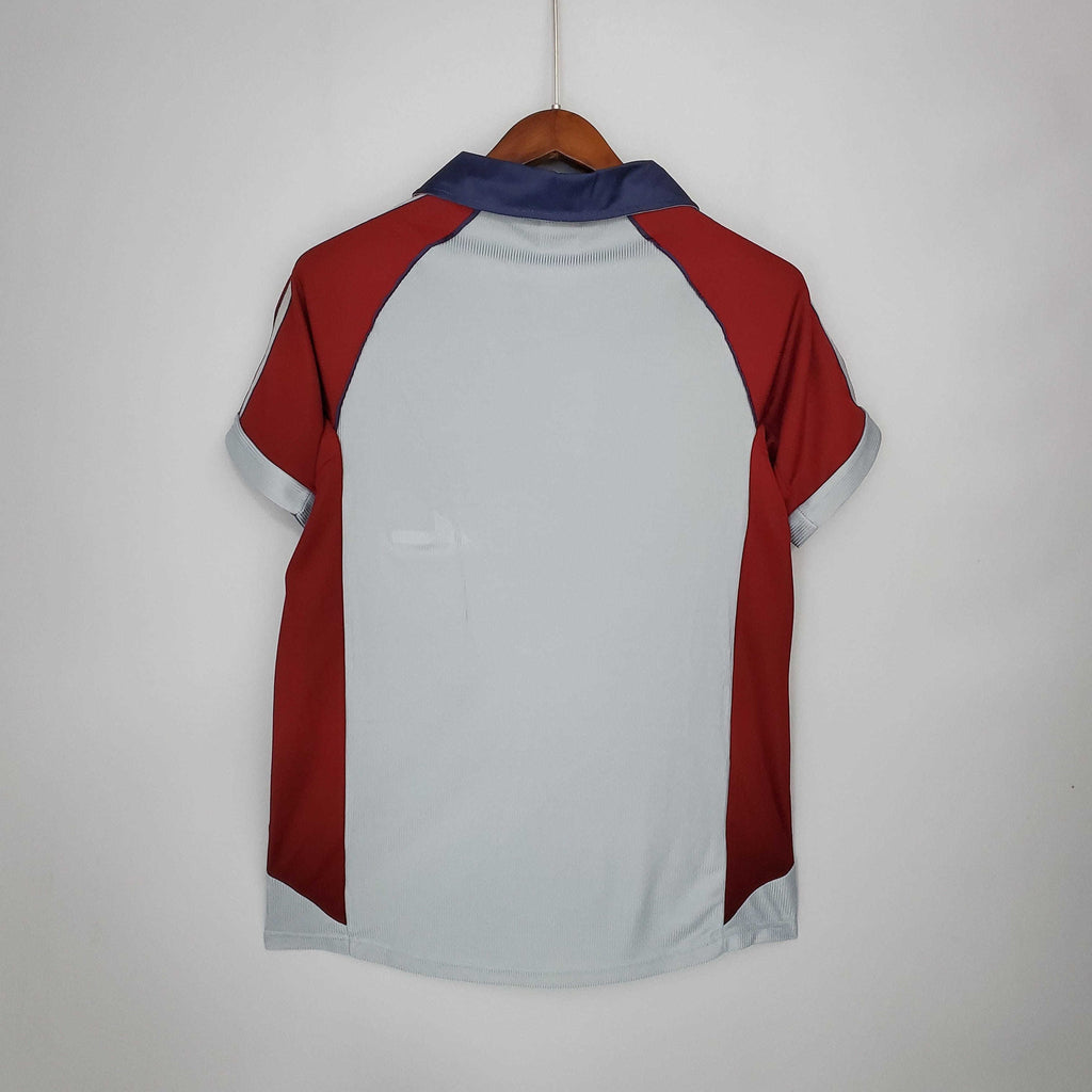 Camisa Bayern de Munique Retrô 1998/1999 Vermelha e Cinza
