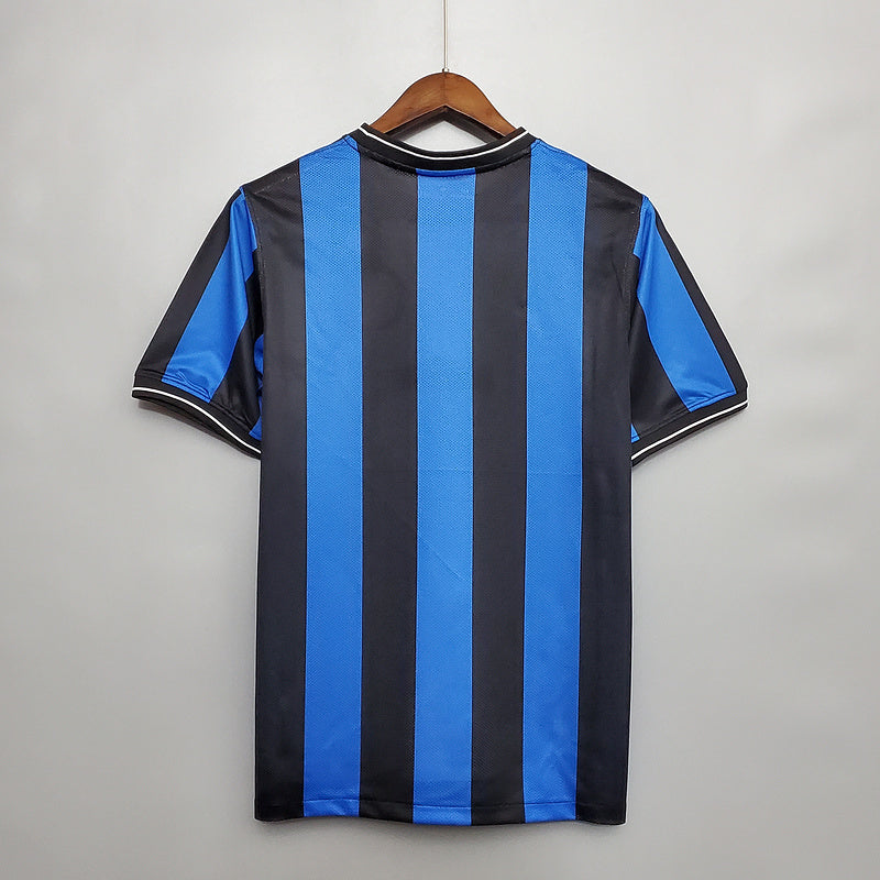 Camisa Inter de Milão Retrô 2010 Azul e Preta