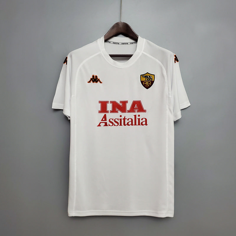 Camisa Roma Retrô 2000/2001 Branca