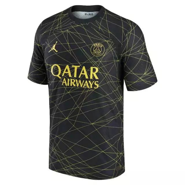 Camisa PSG IV 23/24 Preta e Amarela